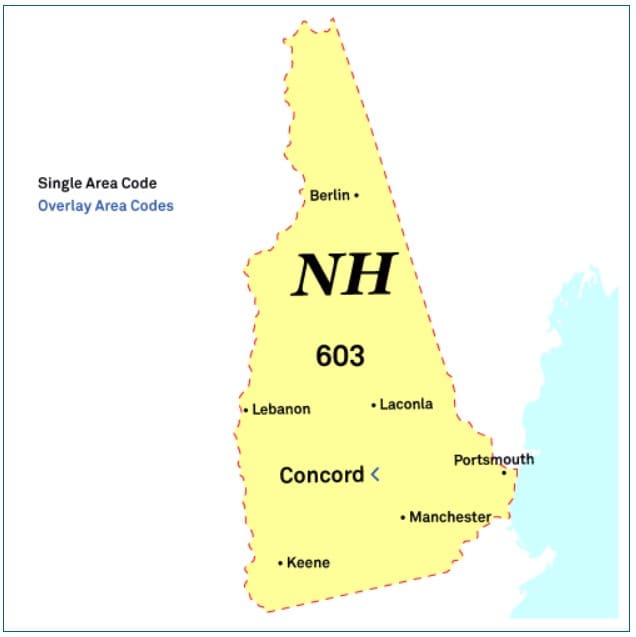 Mapa-codigos-de-area-de-New-Hampshire-NH